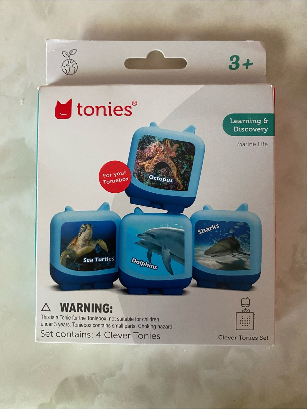 Tonies Learning & Discovery Marine Life Set - Tonies Blue